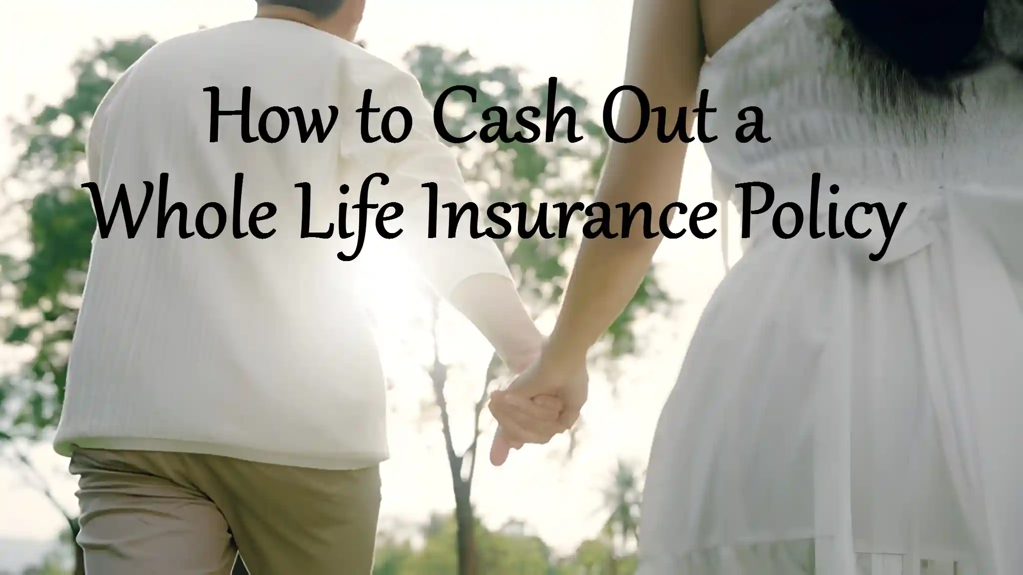 How to Cash Out a Whole Life Insurance Policy