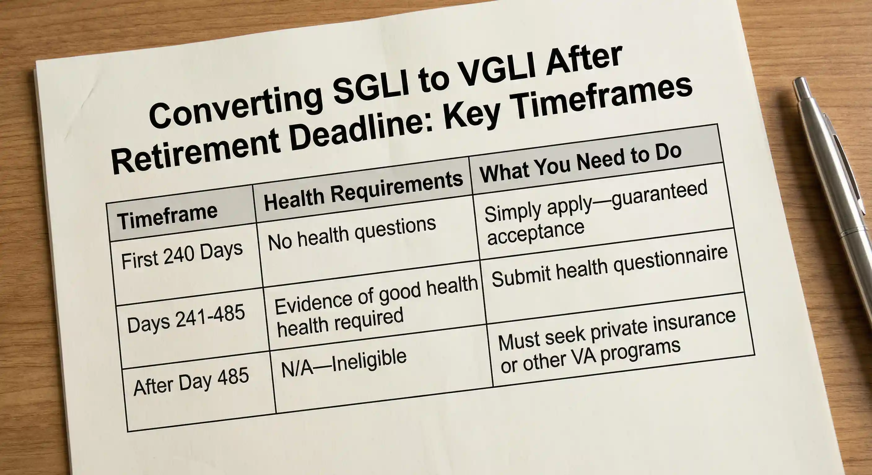 Life Insurance for Retired Military Veterans