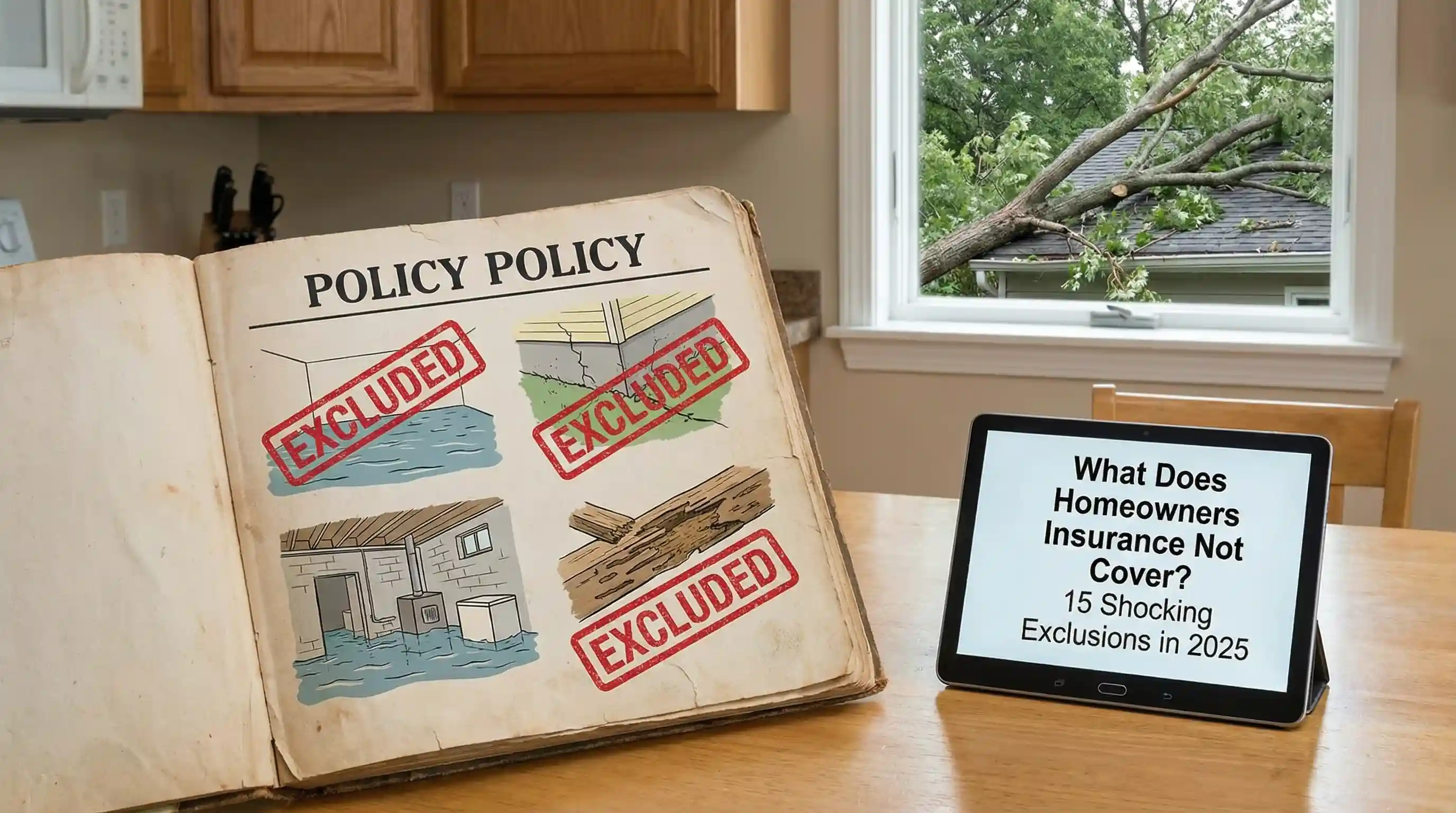 What Does Homeowners Insurance Not Cover? 15 Shocking Exclusions in 2025