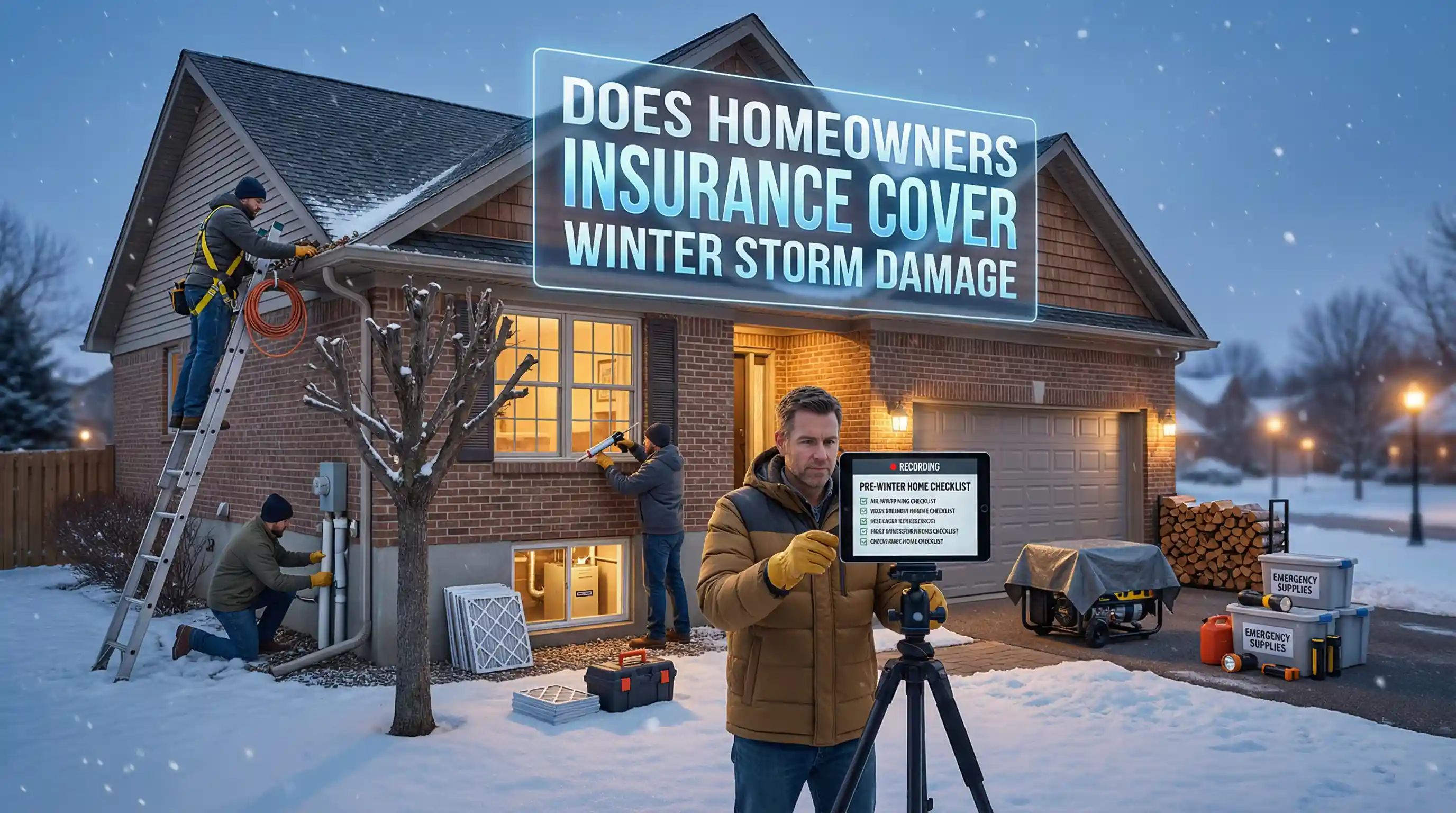 Does Homeowners Insurance Cover Winter Storm Damage